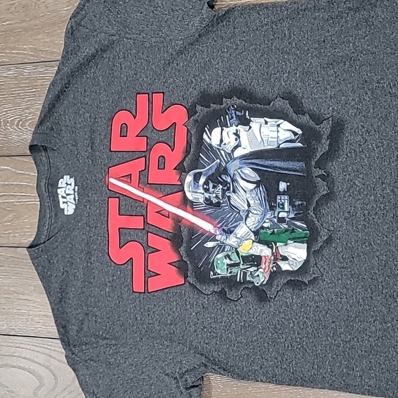 Star Wars Darth Vader Boba Fett Stormtrooper T-Shirt Size L - Picture 2 of 6